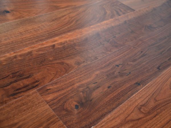 Engineered  American Walnut Lacquered 20/4 x 190 x 1860mm