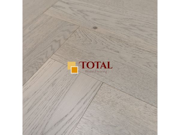Engineered Herringbone Click 14/3X150X600 Grey Brushed UV Oiled