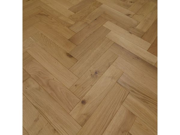 Herringbone Brushed UV oiled, DIY Box Wooden Flooring