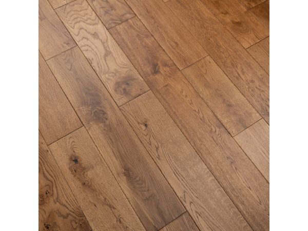 Solid Oak Golden Handscraped Oiled, Distressed DIY Box Size Wood Flooring