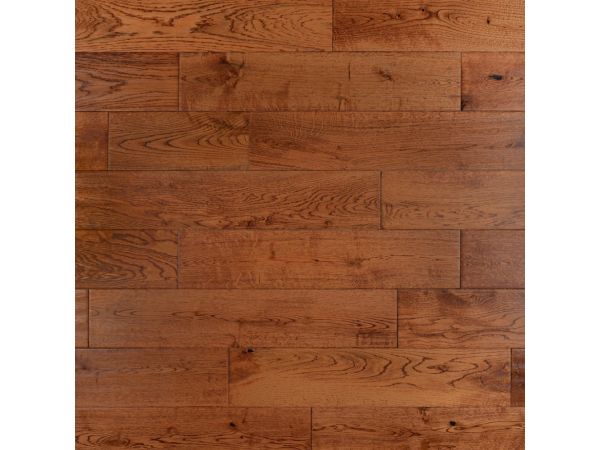 Solid Oak 125mm Golden Hadnscraped Lac,  18x125xRandom length