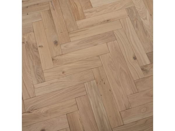 Engineered Oak Herringbone 14/3x90x450 Unfinished DIY box (4 Sides Beveled)